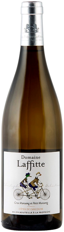 ВИНО выдержанное "Кот де Гасконь Домен Лаффит Гро Мансан / Пти Мансан" сладкое белое  креп 11,5%, емк 0.75л.