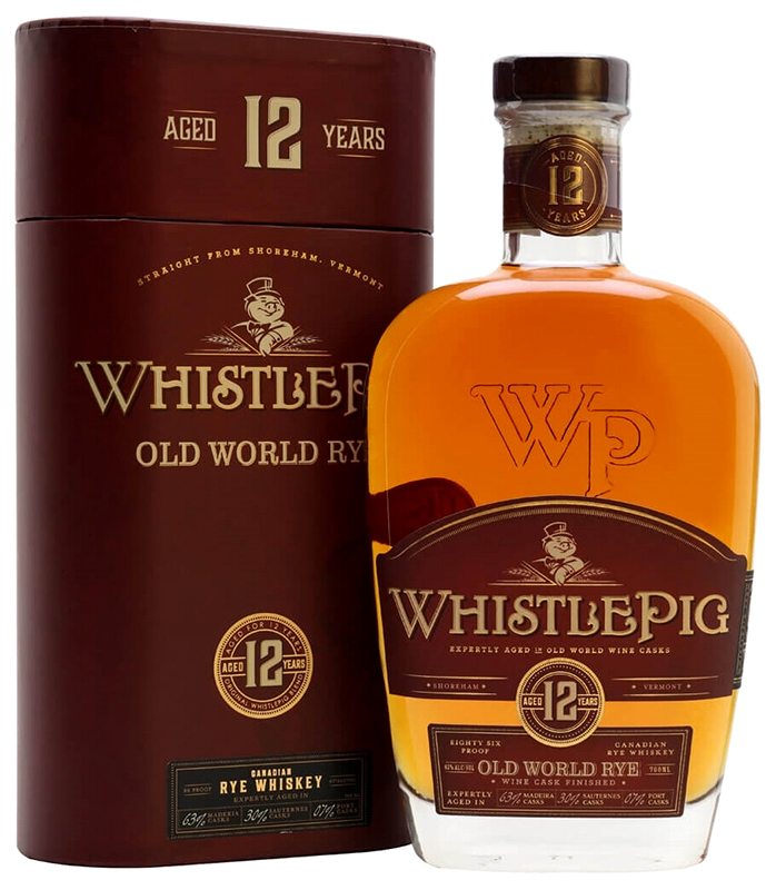 Зерновой виски УислПиг выдержка 12 лет в подарочной упаковке  креп 43%, емк 0,7 л