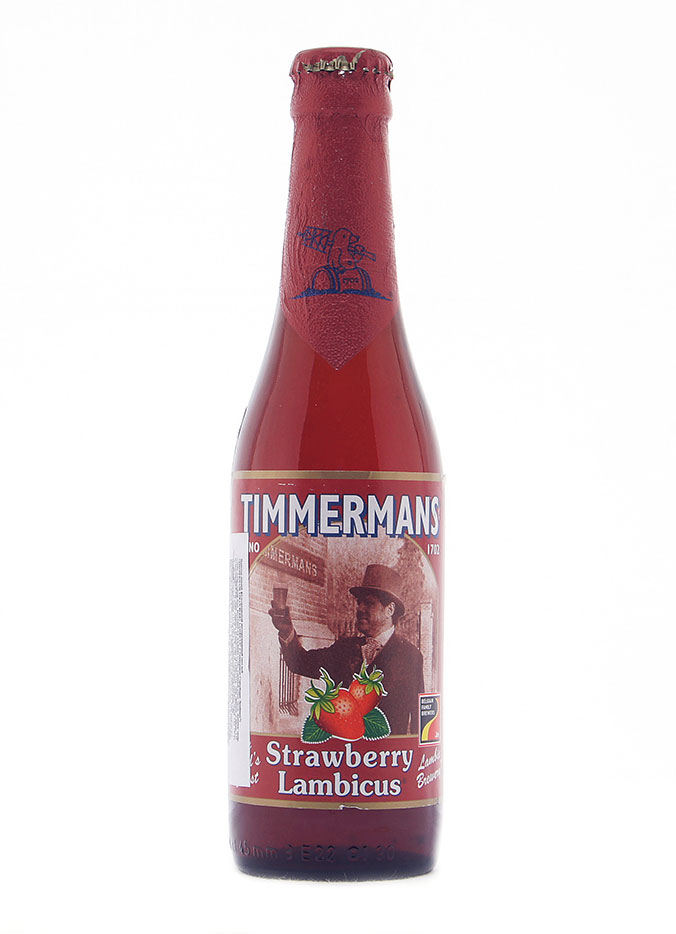 Пиво Тиммерманс Строуберри Ламбикус Пивной Напиток Светлый с Ароматом Клубники Timmermans Strawberry Lambicus 4% 0,33л