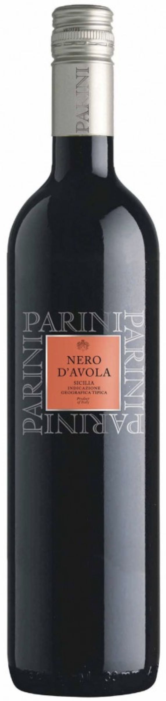 Вино защищенного наименования места происхождения DOC Сицилия "Неро Д Авола Парини", красное сухое креп 14%, емк  0,75л