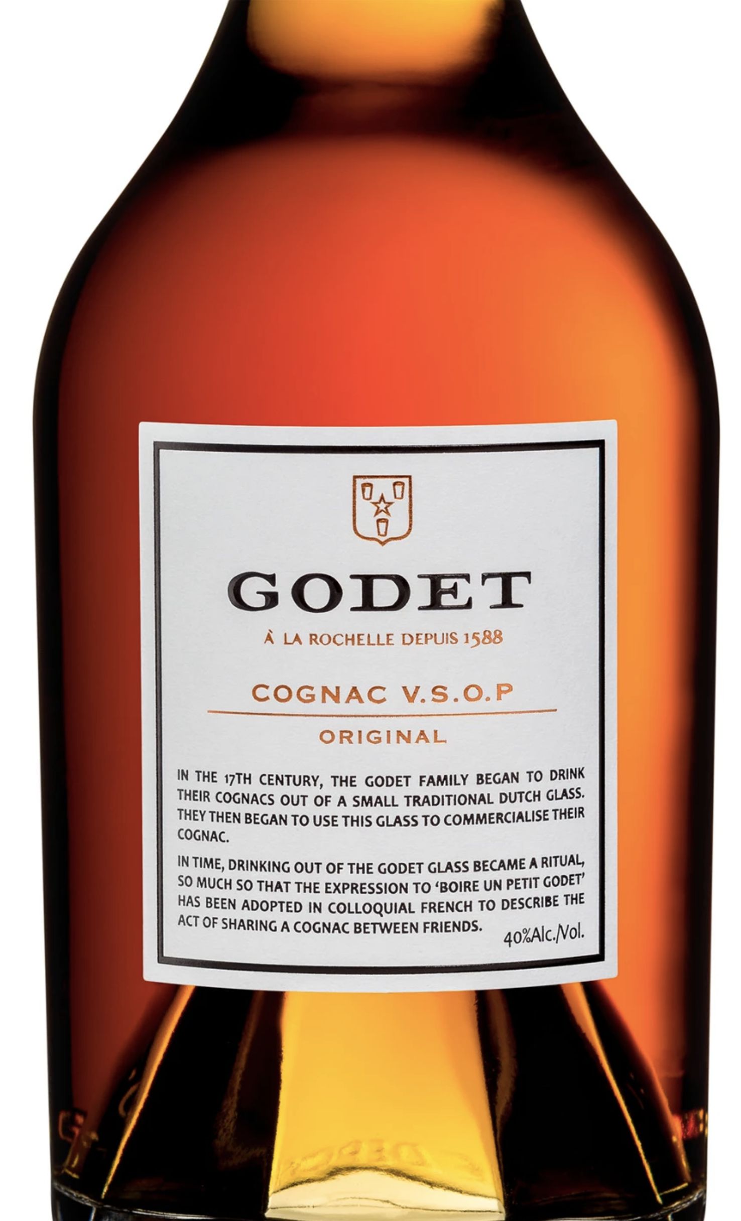Этикетка Коньяк Годэ VSOP "Орижиналь", 0.7 л