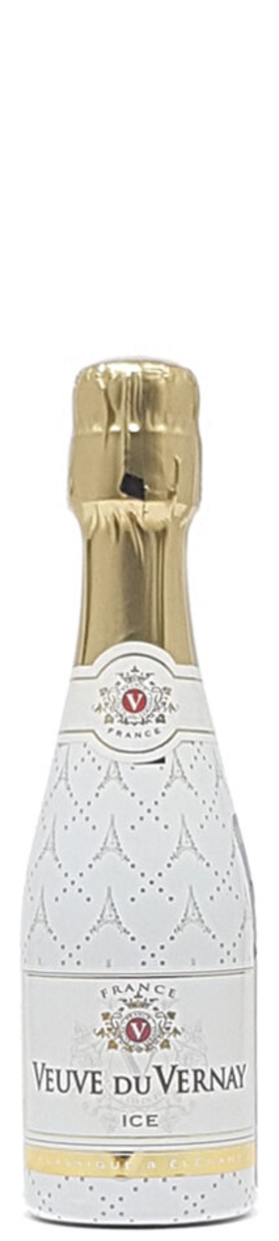 Игристое вино Вев де Вернэ Айс, белое полусухое, 0.2 л