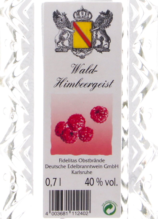 Этикетка Шнапс Малина, 0.7 л