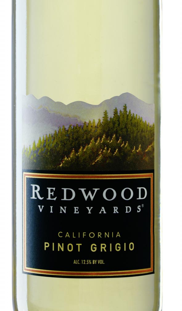 Этикетка Пино Гриджио белое полусухое 2016 0.75л.