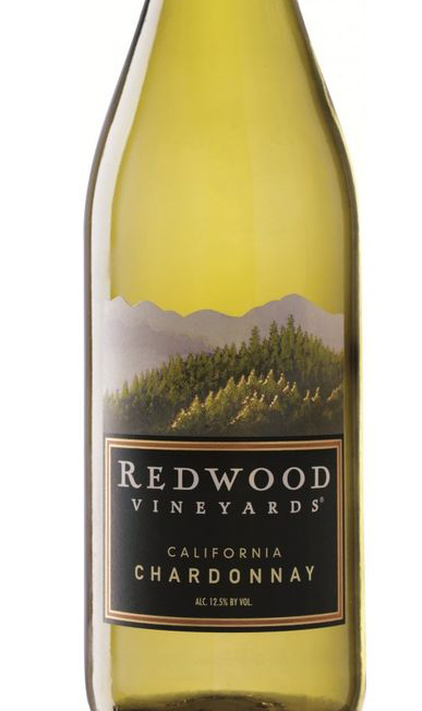 Этикетка Шардоне полусухое белое 2015 0.75л.