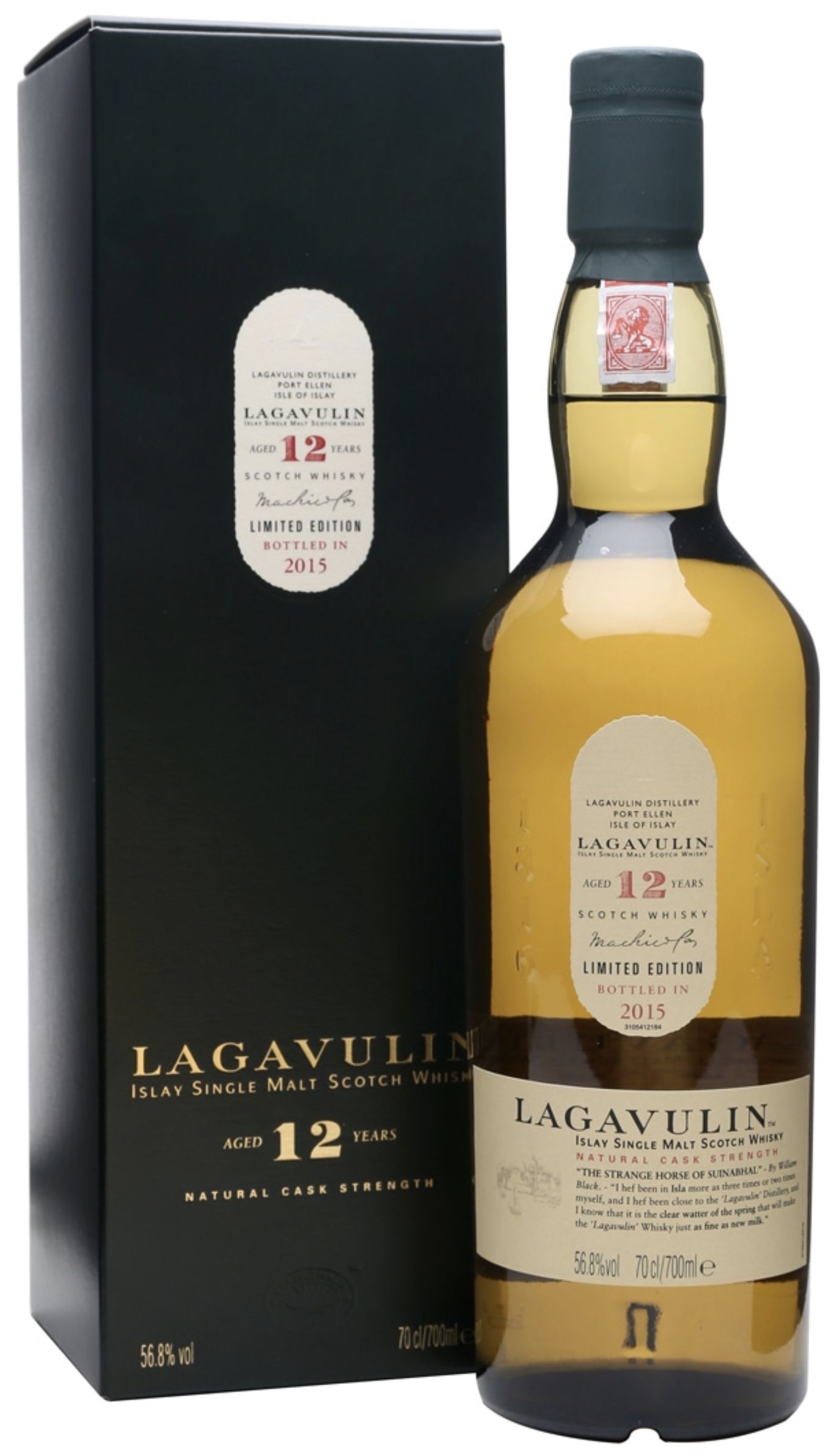 Виски Лагавулин 12 лет, 0.7 л