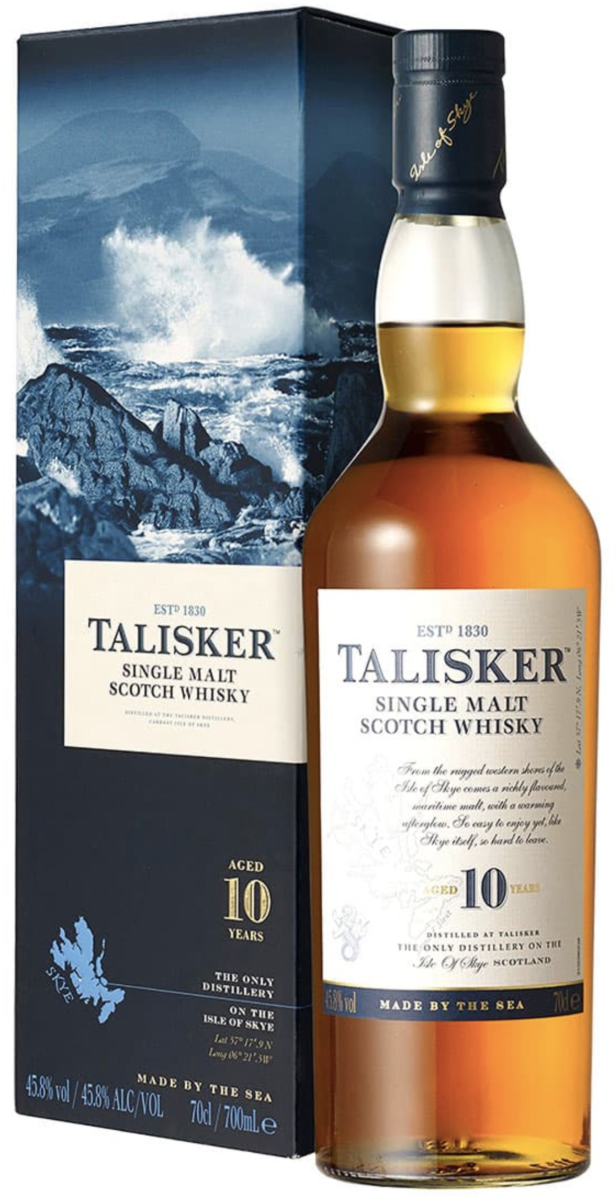 Виски Талискер выдержка 10 лет, 0.75 л