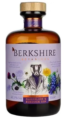 Джин Беркшир Одуванчик-Лопух / Berkshire Dandelion&Burdock Gin  креп 40,3%, емк 0,5л