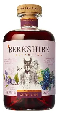 Спиртной напиток на основе джина Беркшир Терн / Berkshire Sloe Gin  креп 28%, емк 0,5л