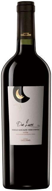 Дуэ Луне (Due Lune) полусухое красное, сах. 7-17 г/дм3, алк. 14%  0,75 л