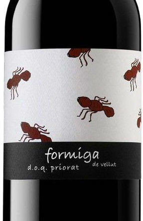 Этикетка Формига. Приорат. Домини де ла Картоикша категории DOQ сухое красное, сод. сп. 14,5%об., в с/б 0,75