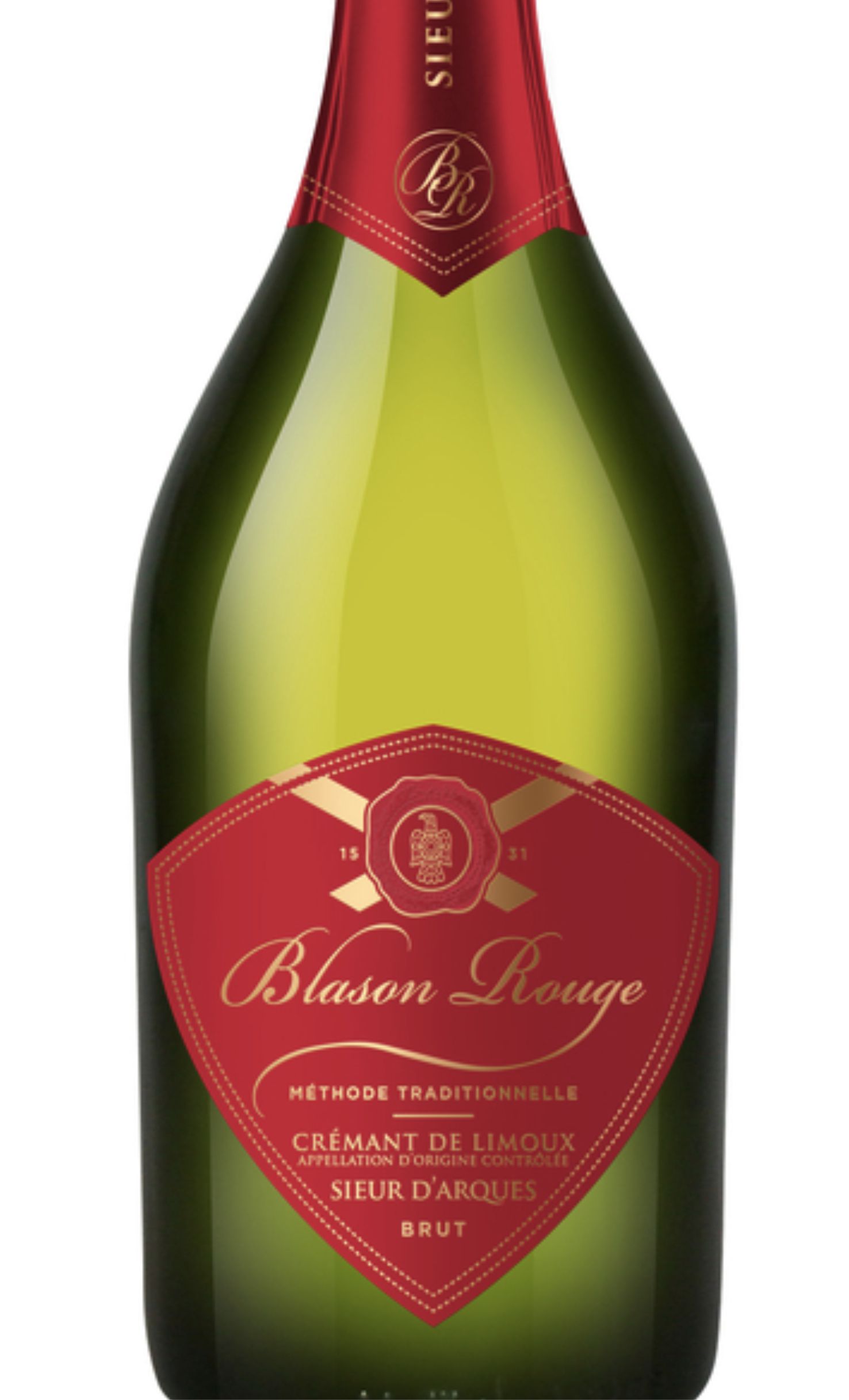 Этикетка Игристое вино Бласон Руж Креман де Лиму, белое брют, 0.75 л