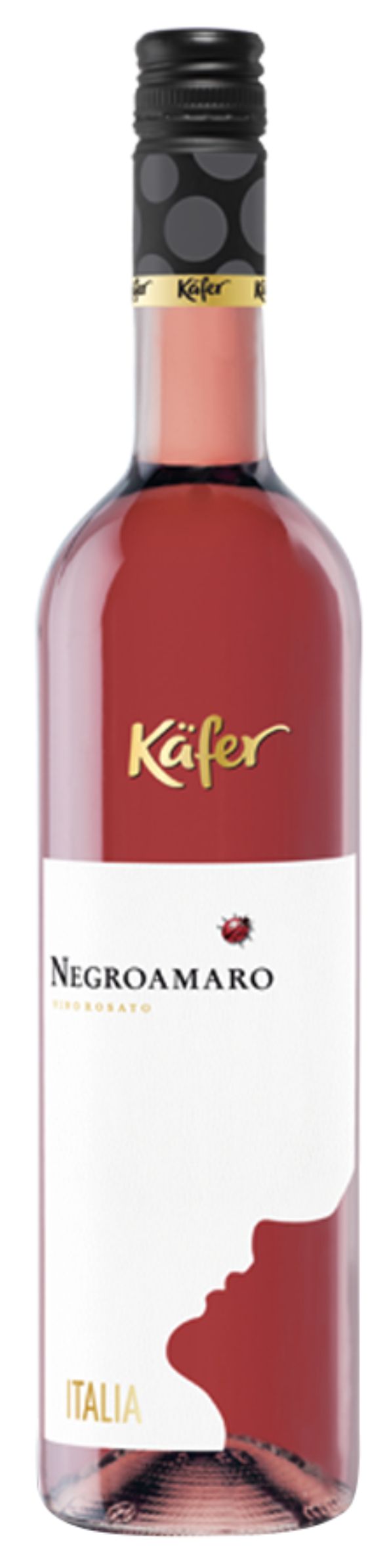 Кэфер Негроамаро (Kafer Negroamaro) категории IGP, розовое полусухое, 0.75л