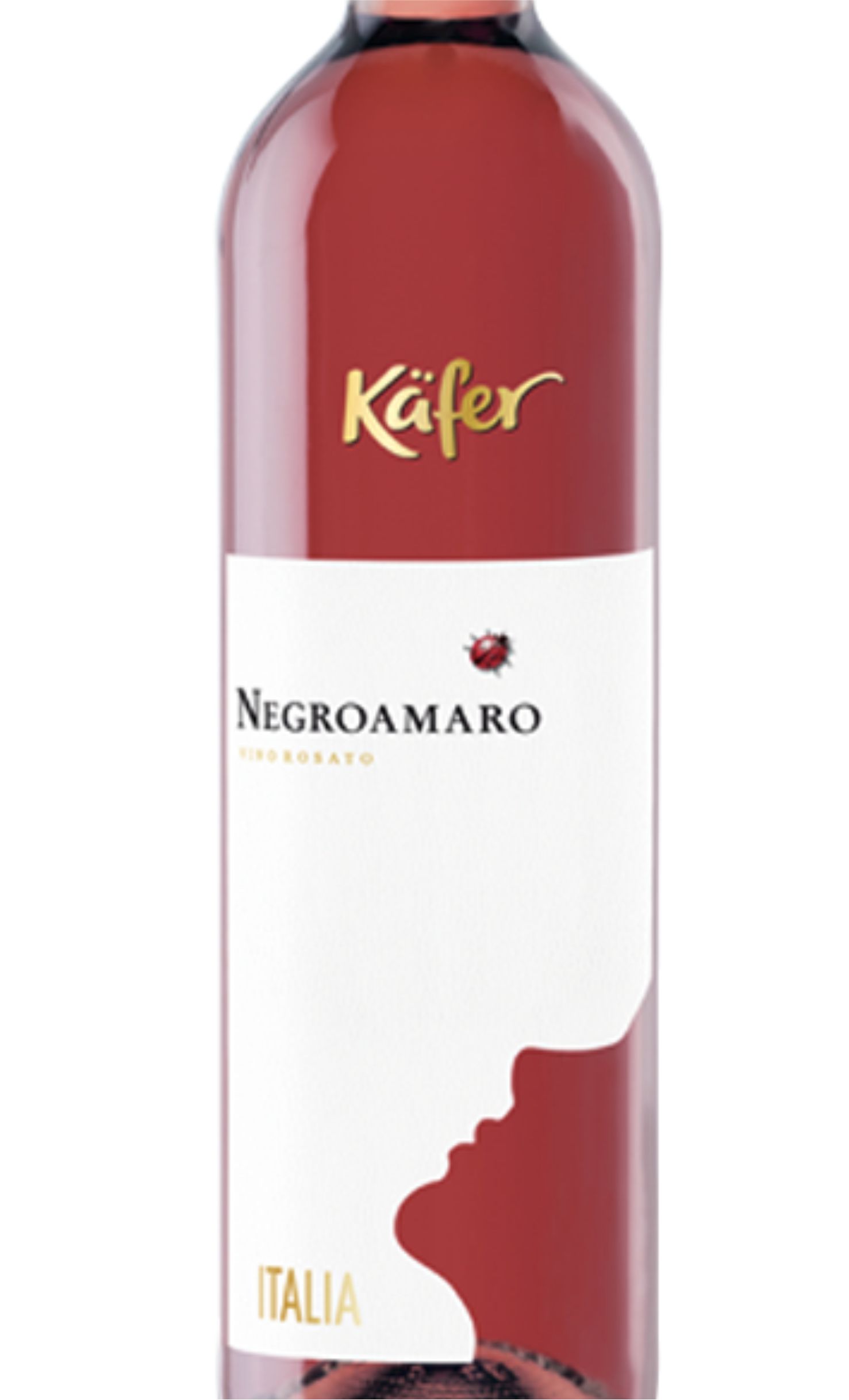 Этикетка Кэфер Негроамаро (Kafer Negroamaro) категории IGP, розовое полусухое, 0.75л