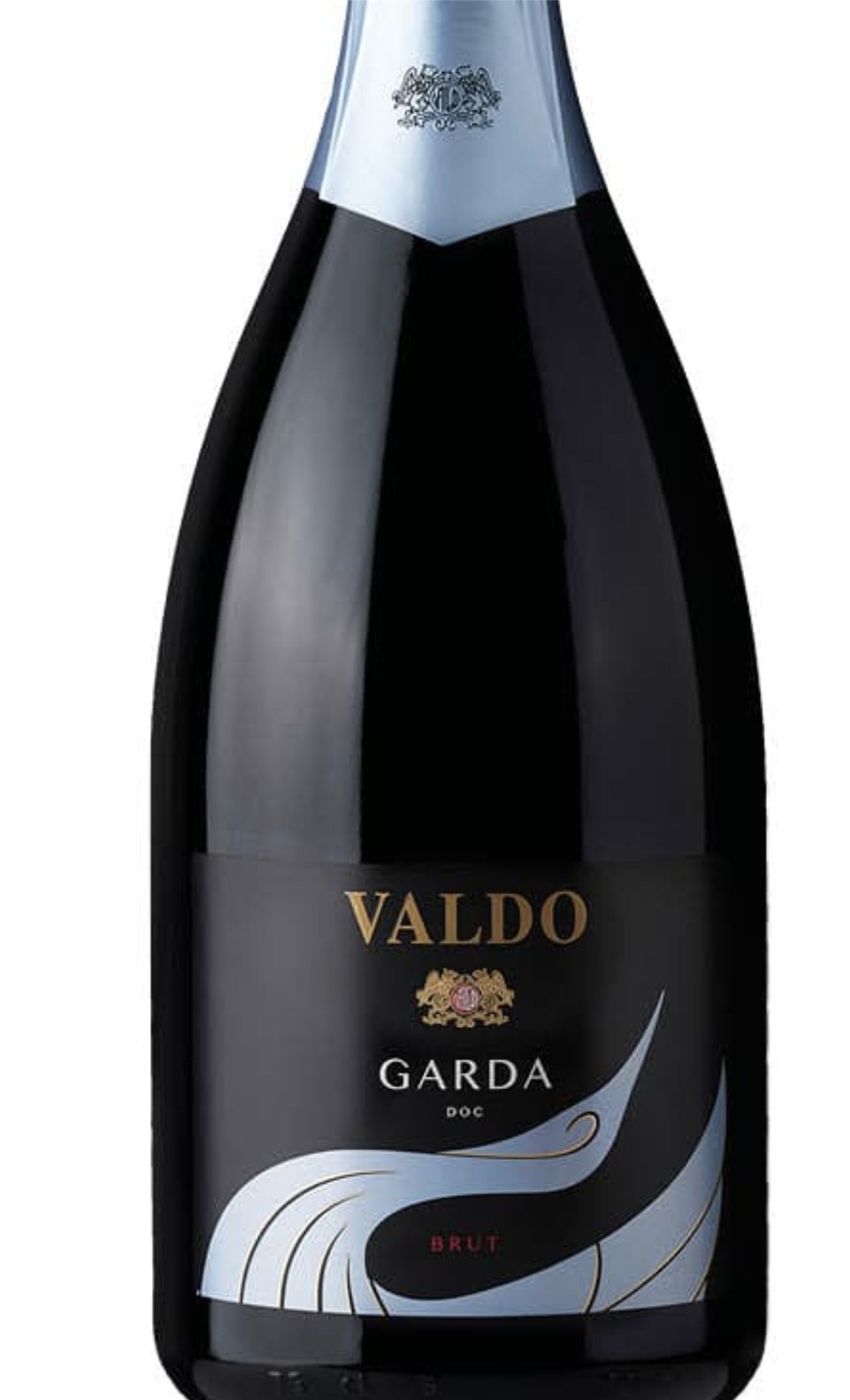 Этикетка Игристое вино Вальдо Гарда, белое брют, 0.75 л