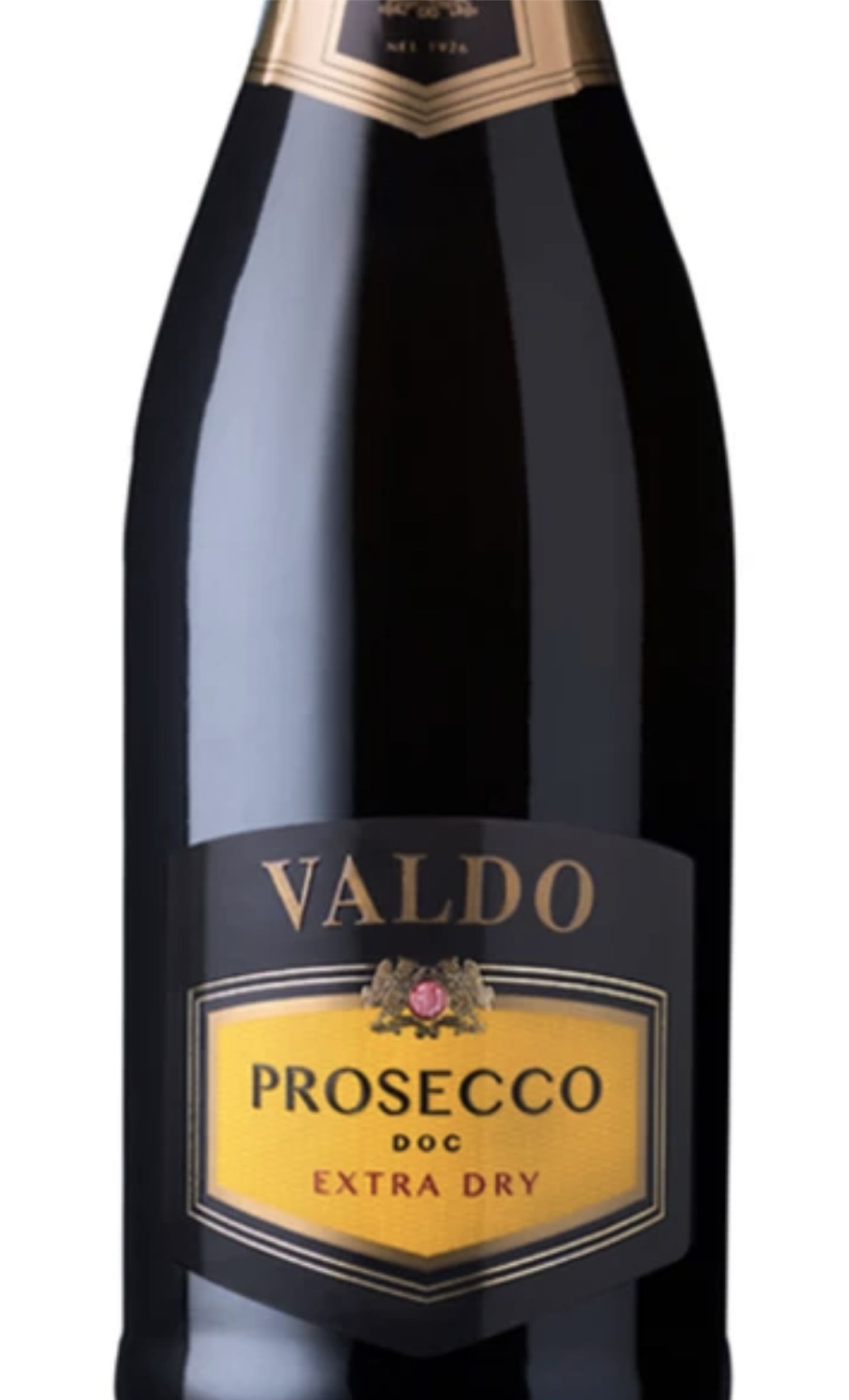 Этикетка Игристое вино Вальдо Просекко, белое экстра сухое, 0.75 л