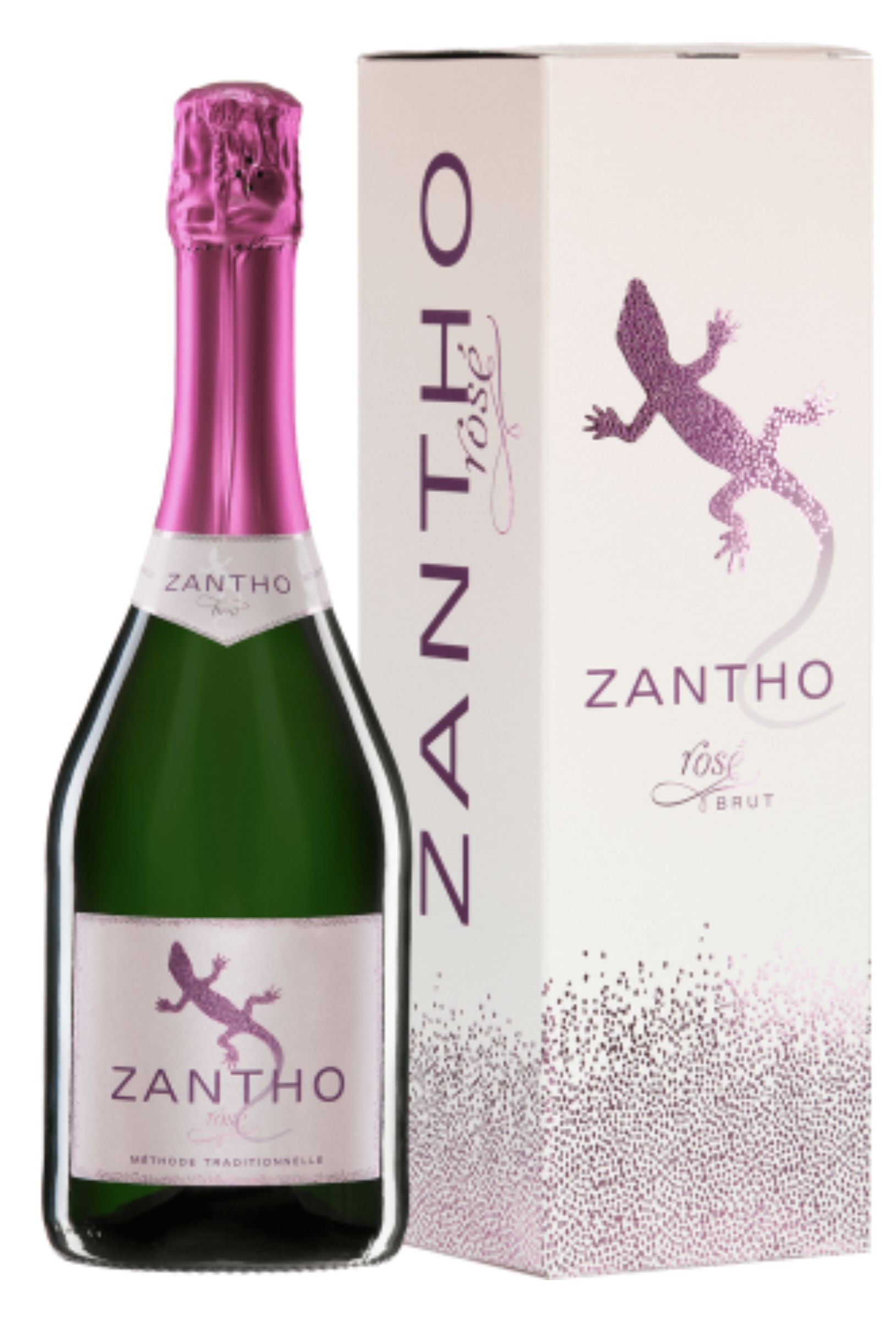 Игристое вино Цанто Розе, 2018г розовое брют, 0.75 л