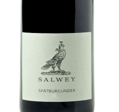 Этикетка Зальвай Шпетбургундер сухое красное региона Баден 2015. Зальвай ГбР, 13%, 0,75л