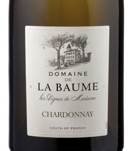 Этикетка Домэн де ля Бом Ле Винь де Мадам Шардоне 2016 белое сухое 0,75 л.