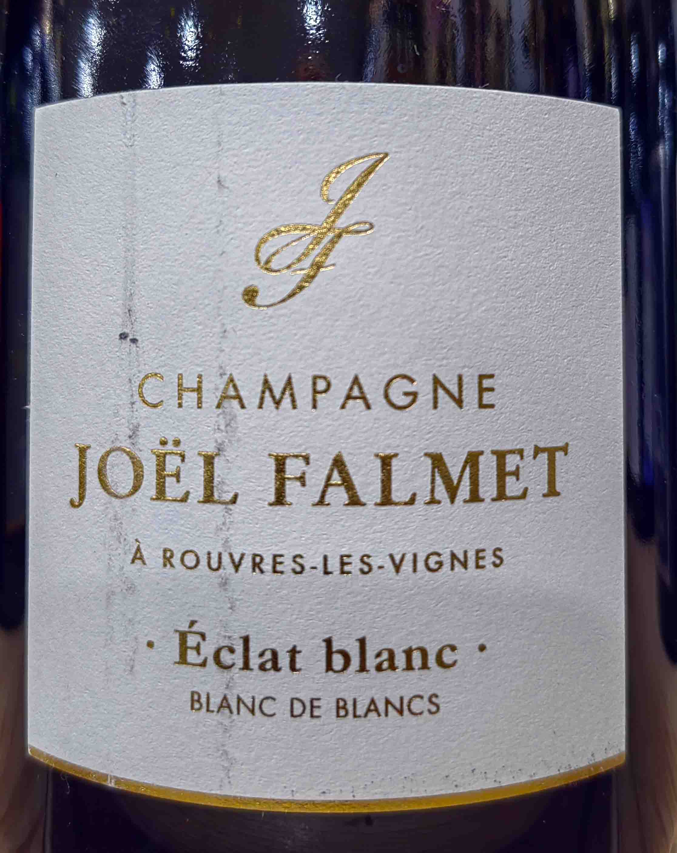 Этикетка Шампань Жоэль Фальме Экла Блан Блан де Блан брют белое 0,75