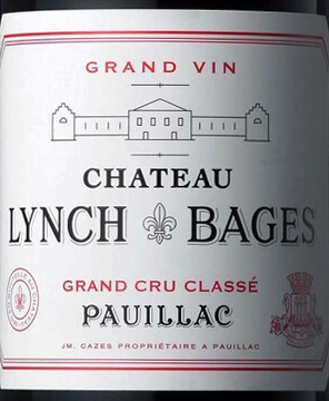 Этикетка ВИНО выдержанное "Шато Линч Баж Гран Крю Классе Пойяк" сухое красное 2017г креп. 13%, емк 0.75л.