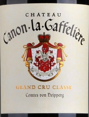 Этикетка ВИНО выдержанное "Шато Канон Ла Гаффельер Гран Крю Классе Сент-Эмильон" сухое красное,2011г креп. 13.5%, емк 0.75л.