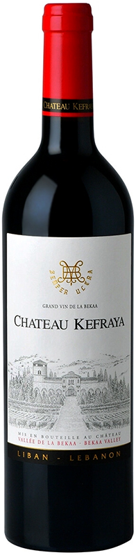 ВИНО марочное "Шато Кефрайя Руж"  2018г сухое красное, креп. 14%,  емк 0,75л.