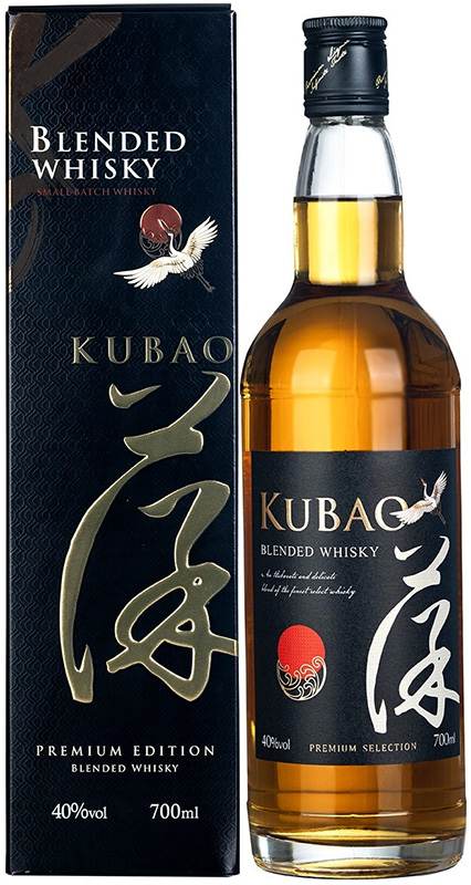 ВИСКИ купажированный "Кубао" креп. 40% , емк 0.7л. п/у