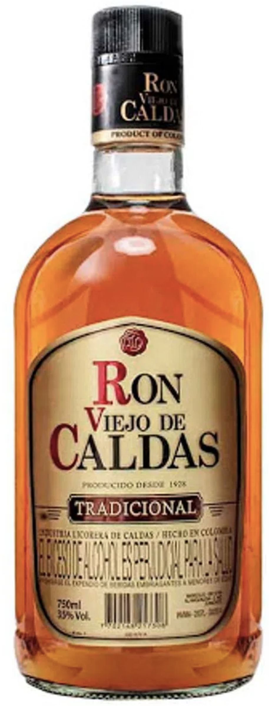 Ром Вьехо де Кальдас 3 года, 0.7 л