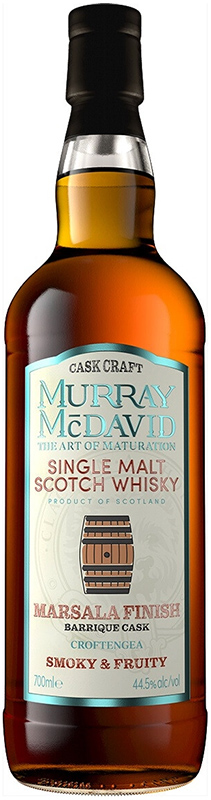 Виски шотландский односолодовый "Мюррей МакДэвид Каск Крафт Марсала Финиш", креп. 44,5%, емк  0,7л