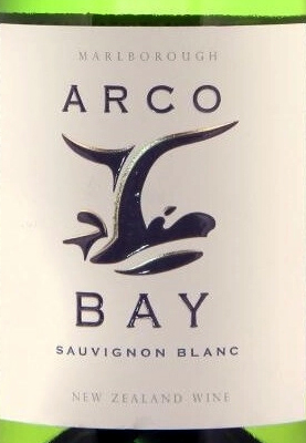 Этикетка ВИНО сортовое ординарное "Арко Бэй Мальборо Совиньон Блан"  2022г сухое белое креп 12,5%, емк 0.75л.