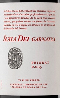 Этикетка ВИНО сортовое ординарное "Приорат. Скала Деи Гарнача" 2019г сухое красное креп.14%, емк  0.75л.