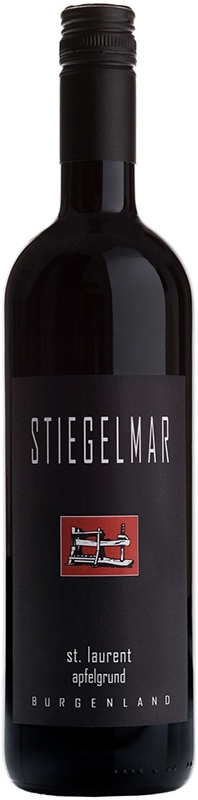 ВИНО сортовое выдержанное "Штигельмар Санкт Лаурент Апфельгрунд Бургенланд" 2017г сухое красное креп. 12.5%, емк  0.75л.