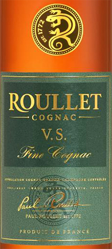 Этикетка КОНЬЯК ординарный трехлетний "Рулле ВС"  креп. 40%, емк  0.7л. в  пк