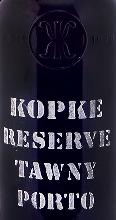 Этикетка Крепленое вино крепкое (портвейн) марочное "Копке Резерв Тони Порто" п/у креп 19,5%, емк  0.75л.