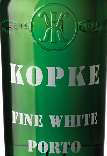 Этикетка Крепленое вино крепкое (портвейн) марочное "Копке Файн Уайт Порто" креп 19,5%, емк 0.75л.