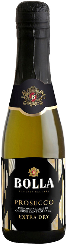 ИГРИСТОЕ ВИНО "Просекко Болла Экстра Драй" сухое белое креп. 11%, емк  0.2л.