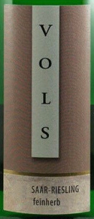 Этикетка ВИНО сортовое выдержанное "Фольс Мозель Саар Рислинг Файнхерб" полусухое белое креп. 10%, емк  0.75л.