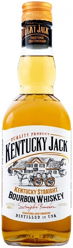ВИСКИ зерновой бурбон "Кентукки Джек" креп. 40%, емк  0.7л.