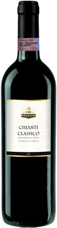 ВИНО марочное "Палаццо Нобиле Кьянти Классико Ризерва" 2018г  сухое красное  креп 13%, емк 0.75л.