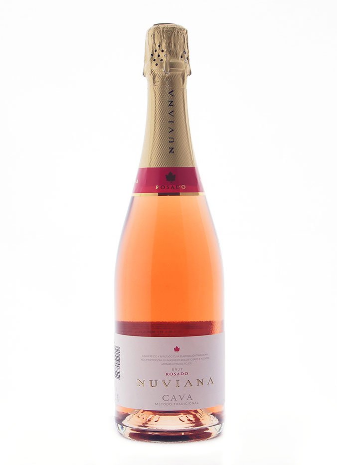 Игристое вино Нувиана Кава, розовое брют, 0.75 л