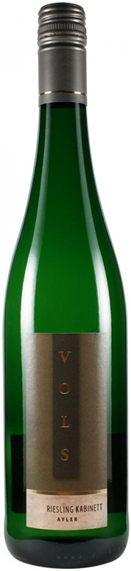 ВИНО сортовое выдержанное "Фольс Мозель Айлер Кабинет Рислинг Файнхерб"  2020г полусладкое белое креп. 10%, емк  0.75л.