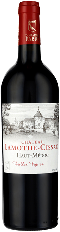ВИНО выдержанное "Шато Ламот-Сиссак Вьей Винь О-Медок" 2017г  сухое красное креп. 13.5%, емк  0.75л.