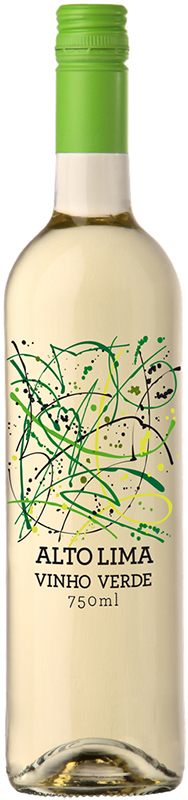 ВИНО ординарное "Винье Верде Альту Лима" полусухое белое креп. 9.5% , емк 0.75л.