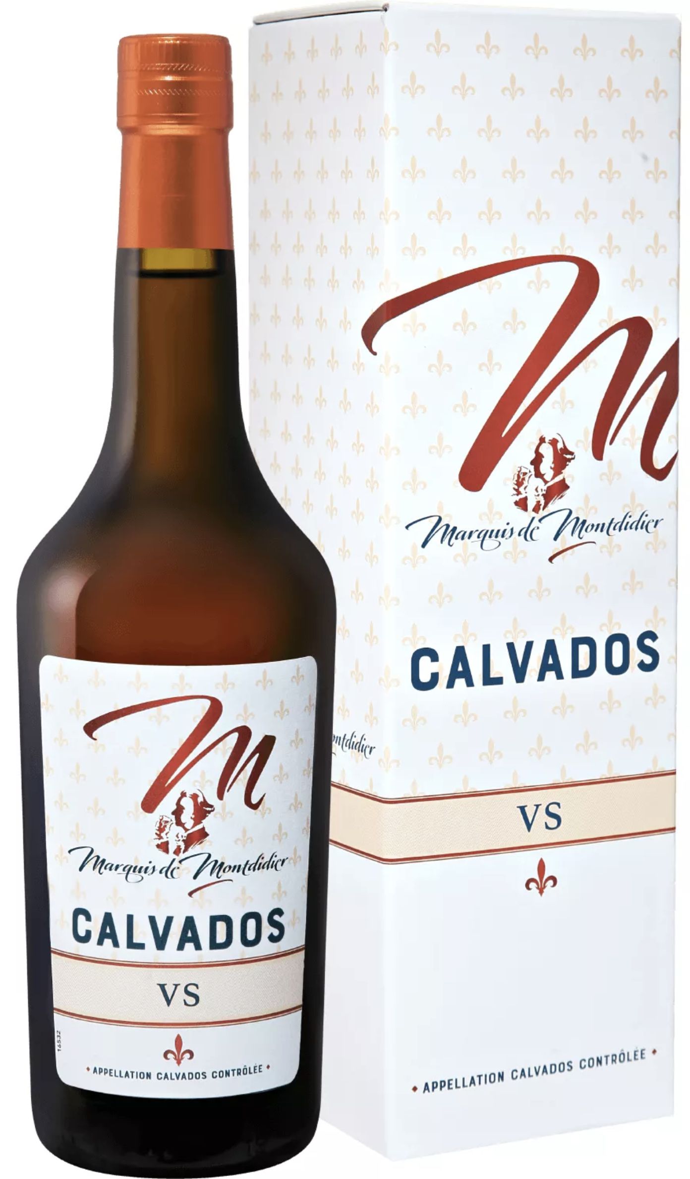 Кальвадос "Маркиз де Мондидье VS"  п/у  креп 40%, емк 0,7л