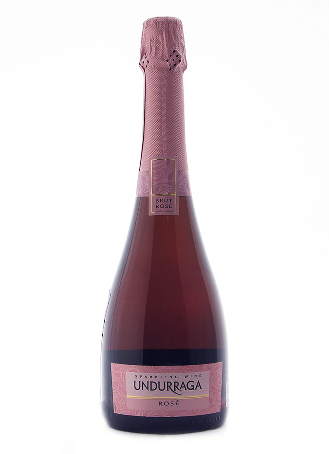 Игристое вино Ундуррага Брют Розе, розовое брют, 0.75 л