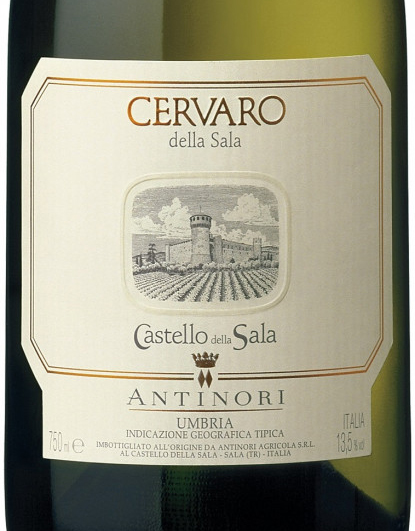 Этикетка Черваро Кастелло делла Сала Умбрия ИГТ 2017 0.75л. белое 13% Сухое