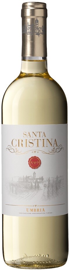 ВИНО Санта Кристина Бьянко Умбрия ИГТ 2018 Белое сухое Cantine Santa Cristina Spa креп 12%, емк 0,75л