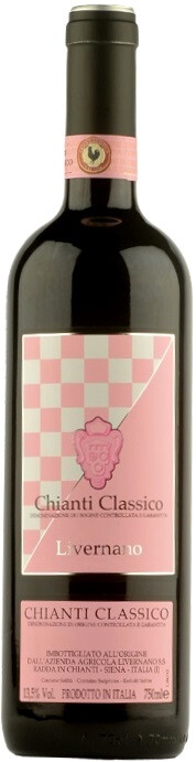 ВИНО "Ливернано Кьянти Классико ДОКГ" 2013г красное сухое креп 13,5%, емк 0,75л