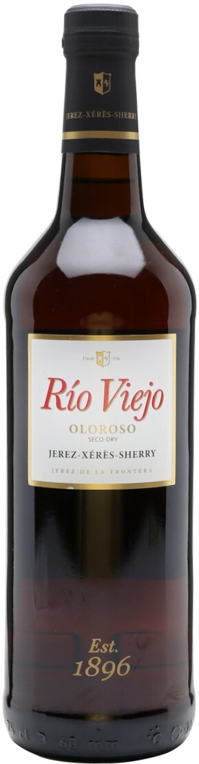 Херес ""Рио Вьехо" Олоросо", крепленое (ликерное) вино  креп 20%, емк  0,75л
